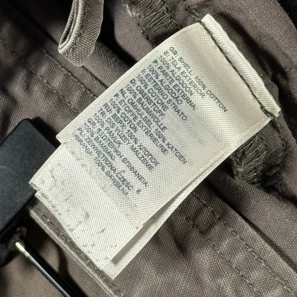 Vintage‎ The North Face Mens Gray Cotton Canvas Heritage Work Pants 34x25
